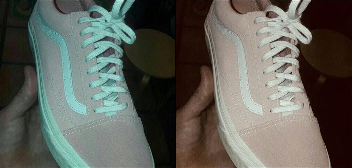 scarpe vans grigie e rosa